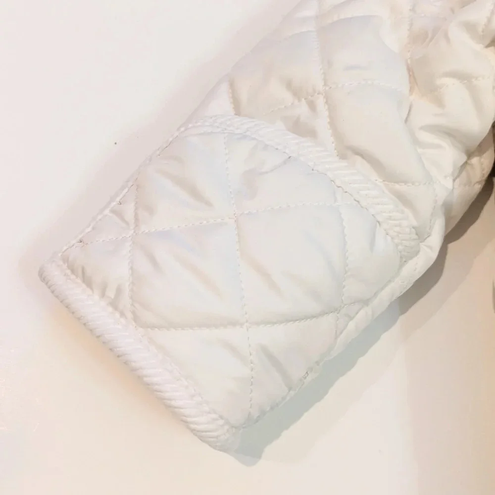 Ralph Lauren Cream Quilted Hooded Snowsuit